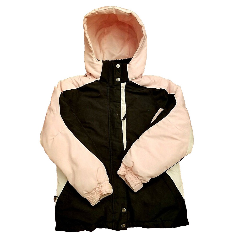 Cherokee Girls Winter Snow Jacket Coat Pink Black White Ski Medium‎